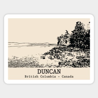 Duncan - British Columbia Magnet